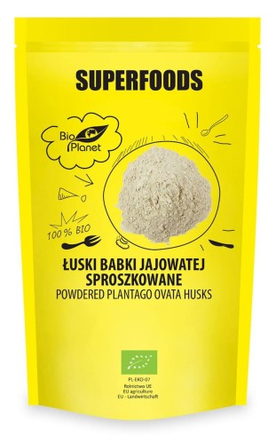 ŁUSKI BABKI JAJOWATEJ SPROSZKOWANE BIO 100 g - BIO PLANET