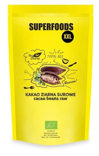KAKAO ZIARNA SUROWE BIO 600 g
