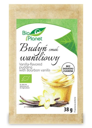 BUDYŃ O SMAKU WANILIOWYM BIO 38 g - BIO PLANET