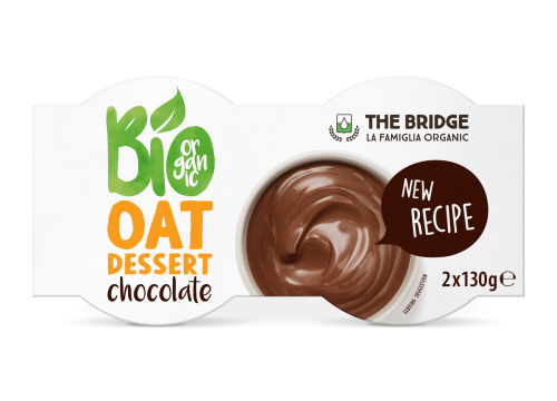 DESER OWSIANO - CZEKOLADOWY BIO (2 x 130 g) 260 g - THE BRIDGE