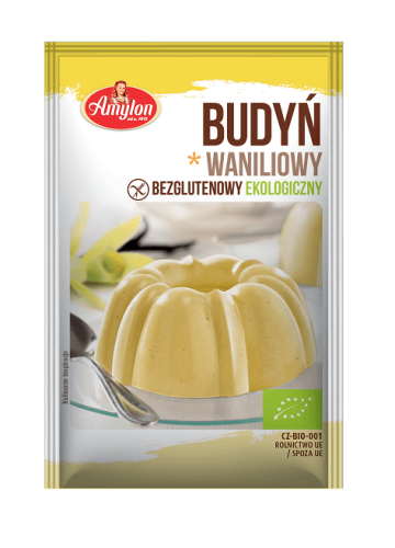 BUDYŃ WANILIOWY BEZGLUTENOWY BIO 40 g - AMYLON.
