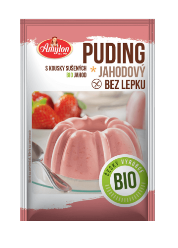 BUDYŃ TRUSKAWKOWY BEZGLUTENOWY BIO 40 g - AMYLON.