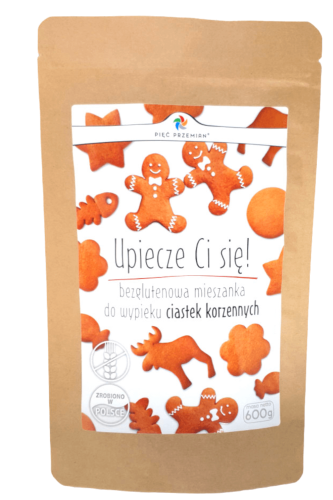 MIESZANKA NA CIASTKA KORZENNE BEZGLUTENOWE 600 g - PIĘĆ PRZEMIAN.