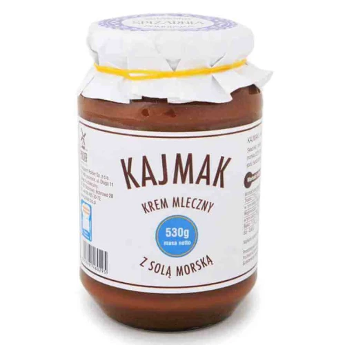 KAJMAK Z SOLĄ MORSKĄ 530 g - POLDER