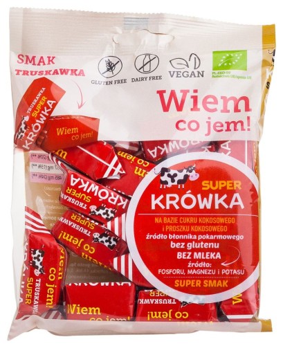 KRÓWKI TRUSKAWKOWE BEZGLUTENOWE BIO 150 g - ME GUSTO (SUPER KRÓWKA)