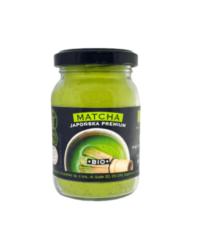 MATCHA JAPOŃSKA PREMIUM BIO 60 g - PIĘĆ PRZEMIAN