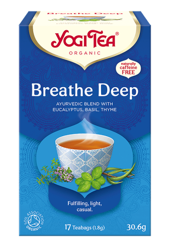HERBATKA GŁĘBOKI ODDECH (BREATHE DEEP) BIO (17 x 1,8 g) 30,6 g - YOGI TEA