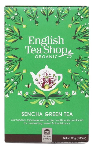 HERBATA ZIELONA SENCHA BIO (20 x 2 g) 30 g - ENGLISH TEA SHOP