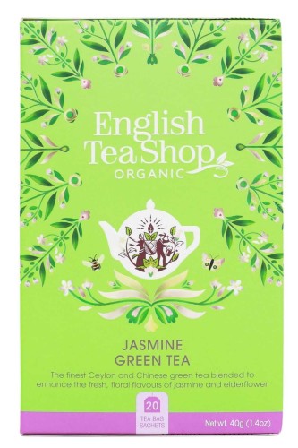 HERBATA ZIELONA JAŚMINOWA BIO (20 x 2) 40 g - ENGLISH TEA SHOP