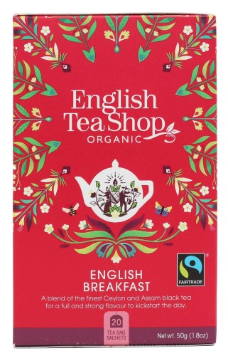 HERBATA ENGLISH BREAKFAST BIO (20 x 2,5 g) 50 g - ENGLISH TEA SHOP