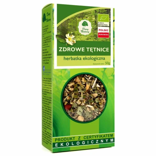 HERBATKA ZDROWE TĘTNICE BIO 50 g - DARY NATURY