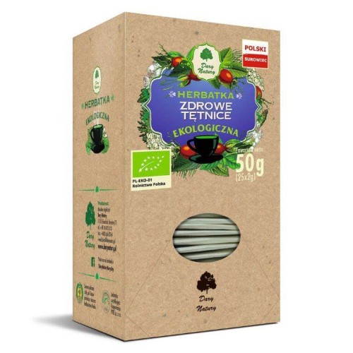 HERBATKA ZDROWE TĘTNICE BIO (25 x 2 g) 50 g - DARY NATURY
