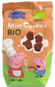 MINI CIASTKA KAKAOWE DLA DZIECI ŚWINKA PEPPA BIO 100 g - HOT SHOTS EUROPE