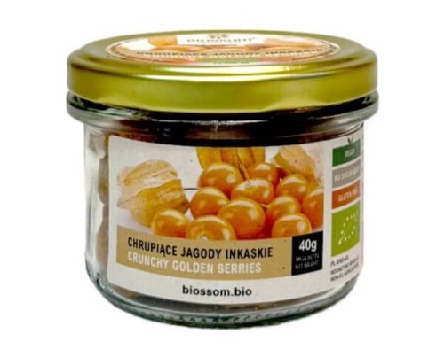 CHRUPIĄCA JAGODA INKASKA BEZGLUTENOWA BIO 40 g - BIOSSOM