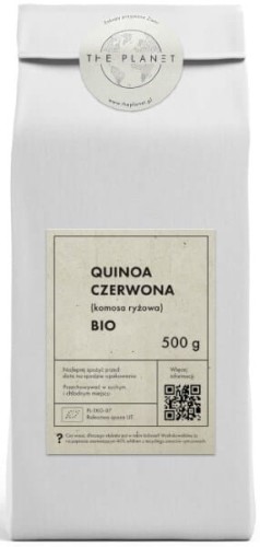QUINOA CZERWONA (KOMOSA RYŻOWA) BIO 500 g - THE PLANET