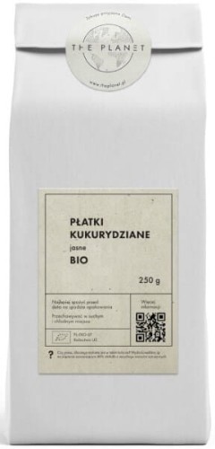 PŁATKI KUKURYDZIANE JASNE BIO 250 g - THE PLANET