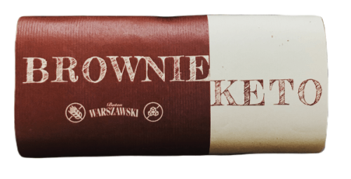 BATON BROWNIE KETO BEZ DODATKU CUKRU BEZGLUTENOWY 50 g - BATON WARSZAWSKI