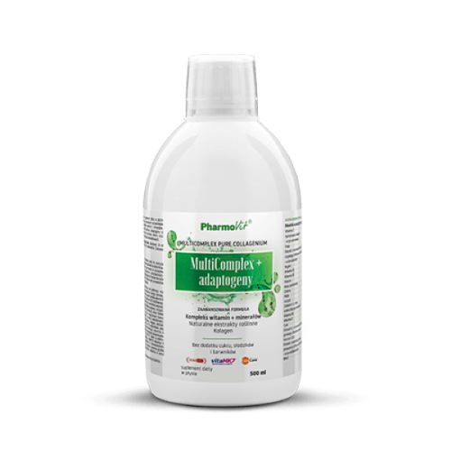 SUPLEMENT DIETY MULTICOMPLEX + ADAPTOGENY W PŁYNIE BEZGLUTENOWY 500 ml - PHARMOVIT