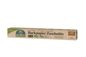 Papier do Pieczenia Kompostowalny Niebielony 24 Arkusze - If You Care