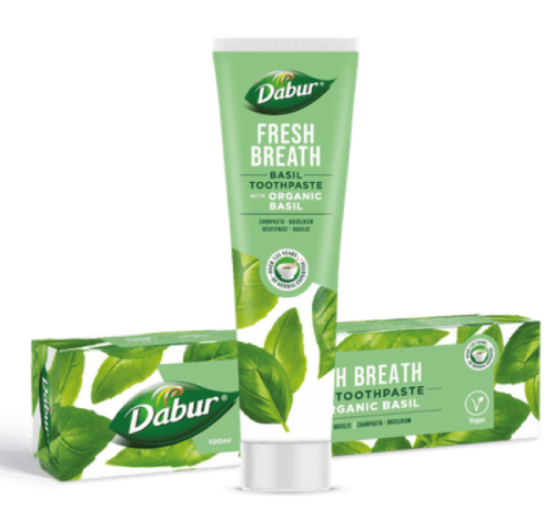 PASTA DO ZĘBÓW ŚWIEŻY ODDECH Z BAZYLIĄ 100 ml - DABUR