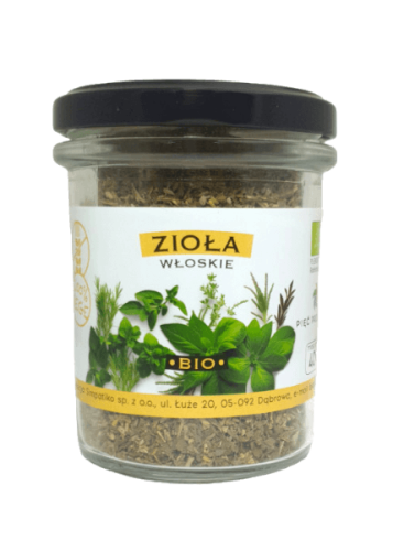 ZIOŁA WŁOSKIE BEZGLUTENOWE BIO 40 g - PIĘĆ PRZEMIAN