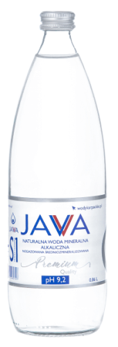 WODA MINERALNA JAVA ALKALICZNA NIEGAZOWANA 860 ml - WODY KARPACKIE