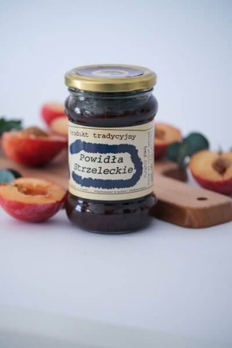 POWIDŁA ŚLIWKOWE STRZELECKIE BEZ DODATKU CUKRU 320 g - JURA