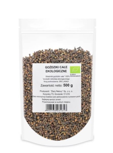 GOŹDZIKI CAŁE BIO 500 g - HORECA (DARY NATURY)