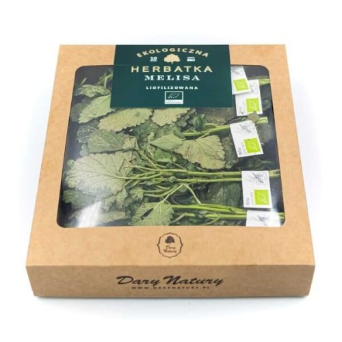 HERBATKA LIOFILIZOWANA MELISA BIO (10 x 1 g) 10 g - DARY NATURY