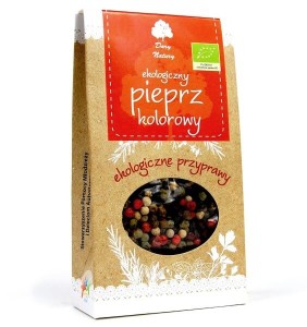 PIEPRZ KOLOROWY ZIARNO BIO 30 g - DARY NATURY