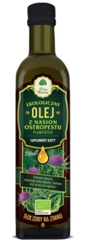 OLEJ Z NASION OSTROPESTU PLAMISTEGO BIO 250 ml - DARY NATURY