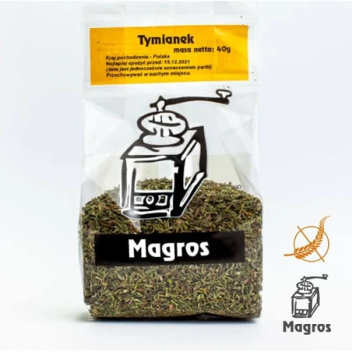 TYMIANEK BEZGLUTENOWY 40 g - MAGROS