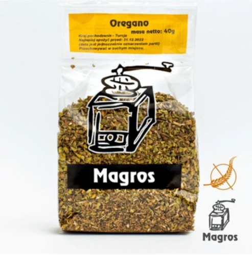 OREGANO BEZGLUTENOWE 40 g - MAGROS