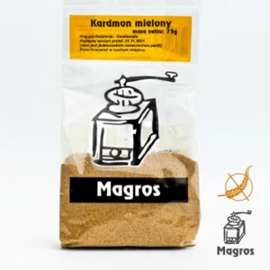 Kardamon Mielony Bezglutenowy 75 g - Magros