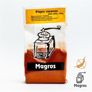 Pieprz Cayenne Bezglutenowy 100 g - Magros