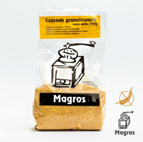CZOSNEK GRANULOWANY BEZGLUTENOWY 100 g - MAGROS