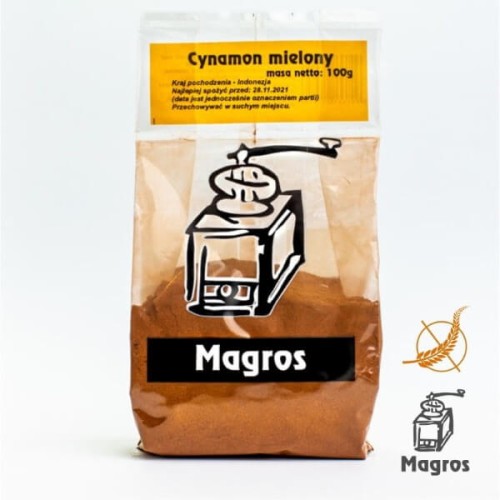 CYNAMON MIELONY BEZGLUTENOWY 100 g - MAGROS