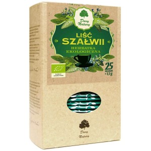 Herbatka Liść Szałwii Bio (25 X 1,5 g) 37,5 g - Dary Natury