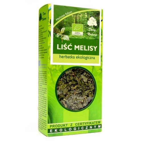 HERBATKA LIŚĆ MELISY BIO 25 g - DARY NATURY