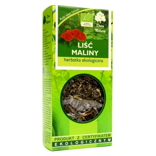 HERBATKA LIŚĆ MALINY BIO 25 g - DARY NATURY