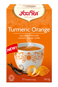 HERBATKA KURKUMA POMARAŃCZA (TURMERIC ORANGE) BIO (17 x 2 g) 34 g - YOGI TEA