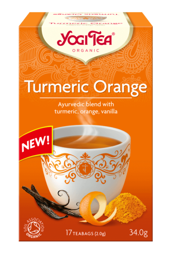 HERBATKA KURKUMA POMARAŃCZA (TURMERIC ORANGE) BIO (17 x 2 g) 34 g - YOGI TEA