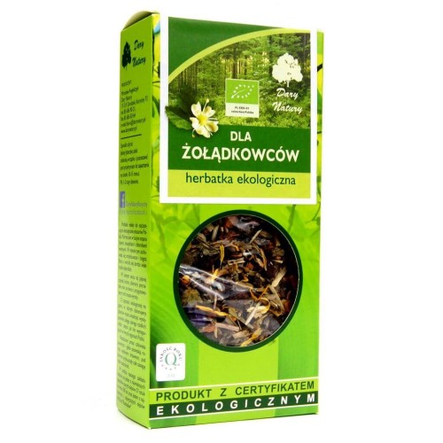 HERBATKA DLA ŻOŁĄDKOWCÓW BIO 50 g - DARY NATURY.