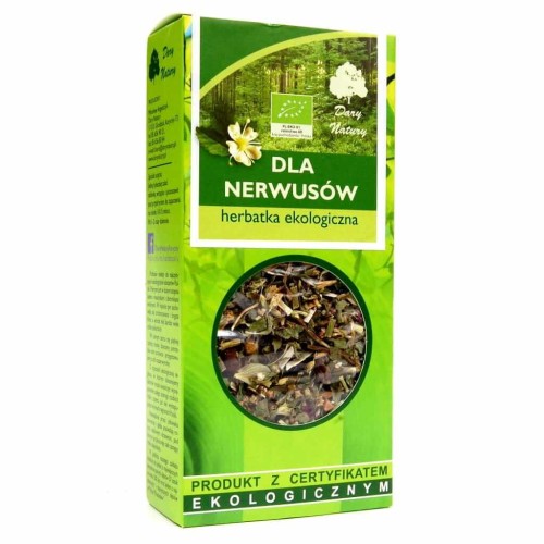HERBATKA DLA NERWUSÓW BIO 50 g - DARY NATURY