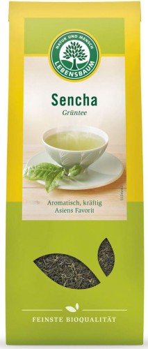 HERBATA ZIELONA SENCHA LIŚCIASTA BIO 75 g - LEBENSBAUM