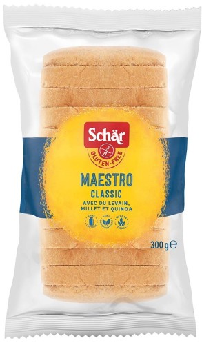 MAESTRO CLASSIC - CHLEB BIAŁY BEZGLUTENOWY 300 g - SCHAR