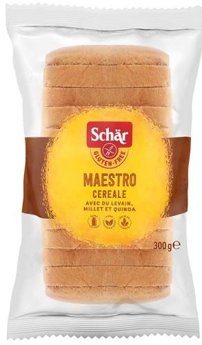 MAESTRO CEREALE - CHLEB WIELOZIARNISTY BEZGLUTENOWY 300 g - SCHAR
