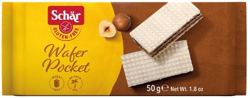 WAFER POCKET - WAFELKI ORZECHOWE BEZGLUTENOWE 50 g - SCHAR