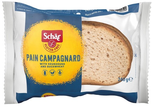 PAIN COMPAGNARD - CHLEB WIEJSKI BEZGLUTENOWY 240 g - SCHAR