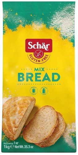 MIX B - MIESZANKA DO WYPIEKU CHLEBA BEZGLUTENOWA 1 kg - SCHAR